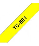 Ruban laminé PTouch 12 mm x 8 M jaune sur noir