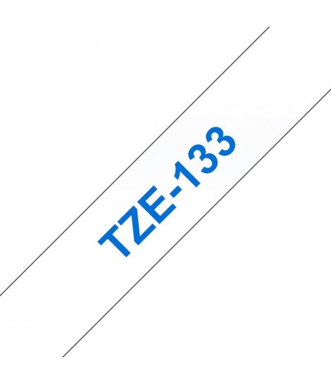 Ruban Ptouch TZE133 Ruban 12 mm Bleu / Transp