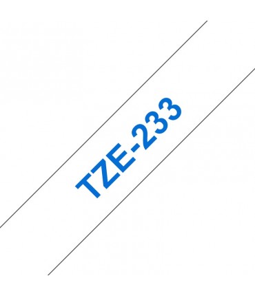 Ruban Ptouch TZE233 Ruban 12mm Bleu / Blanc