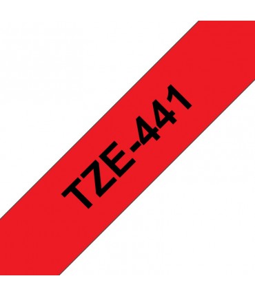 Ruban Ptouch TZE441 Ruban noir sur Red 18 mm