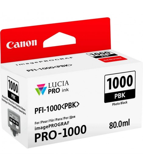Cartouche PFI1000PBK iPF PRO-1000
