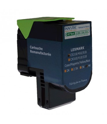 Toner compatible Lexmark CS510 yellow très grande capacité