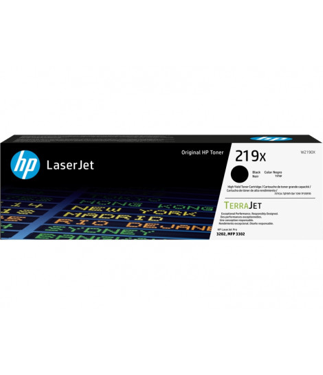 Toner 219X Color Laserjet Pro 3202 3302 noir